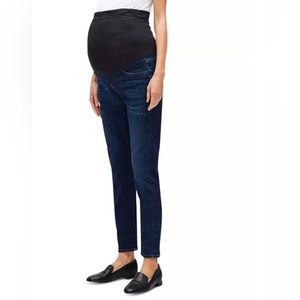 7 for all mankind Maternity Dark Wash Jeans Straight leg